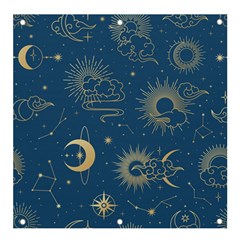 Seamless-galaxy-pattern Banner And Sign 4  X 4  by uniart180623