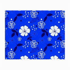 Blooming-seamless-pattern-blue-colors Small Glasses Cloth by uniart180623