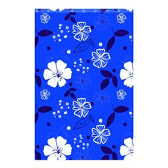 Blooming-seamless-pattern-blue-colors Shower Curtain 48  X 72  (small) 