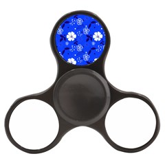 Blooming-seamless-pattern-blue-colors Finger Spinner by uniart180623