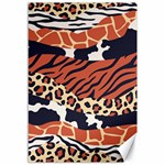 Mixed-animal-skin-print-safari-textures-mix-leopard-zebra-tiger-skins-patterns-luxury-animals-textur Canvas 12  x 18  11.88 x17.36  Canvas - 1