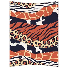 Mixed-animal-skin-print-safari-textures-mix-leopard-zebra-tiger-skins-patterns-luxury-animals-textur Back Support Cushion by uniart180623