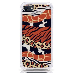 Mixed-animal-skin-print-safari-textures-mix-leopard-zebra-tiger-skins-patterns-luxury-animals-textur Iphone Se by uniart180623