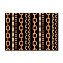 Gold-chain-jewelry-seamless-pattern Sticker A4 (100 Pack) by uniart180623