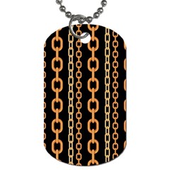 Gold-chain-jewelry-seamless-pattern Dog Tag (two Sides) by uniart180623