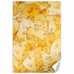 Cheese-slices-seamless-pattern-cartoon-style Canvas 24  X 36  by uniart180623