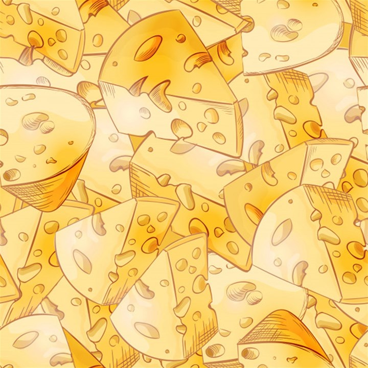 Cheese-slices-seamless-pattern-cartoon-style Play Mat (Square)