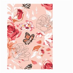 Beautiful-seamless-spring-pattern-with-roses-peony-orchid-succulents Small Garden Flag (two Sides) by uniart180623