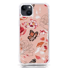 Beautiful-seamless-spring-pattern-with-roses-peony-orchid-succulents Iphone 14 Plus Tpu Uv Print Case