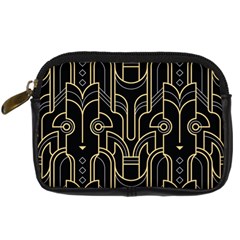 Art-deco-geometric-abstract-pattern-vector Digital Camera Leather Case by uniart180623