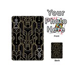 Art-deco-geometric-abstract-pattern-vector Playing Cards 54 Designs (Mini) Front - Spade2