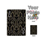 Art-deco-geometric-abstract-pattern-vector Playing Cards 54 Designs (Mini) Front - Spade6