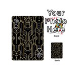 Art-deco-geometric-abstract-pattern-vector Playing Cards 54 Designs (Mini) Front - Spade10