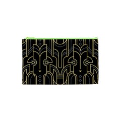 Art-deco-geometric-abstract-pattern-vector Cosmetic Bag (xs) by uniart180623