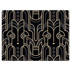 Art-deco-geometric-abstract-pattern-vector Premium Plush Fleece Blanket (extra Small) by uniart180623