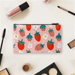 Strawberry-seamless-pattern Cosmetic Bag (Small) Back