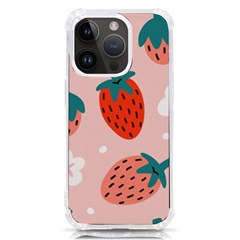 Strawberry-seamless-pattern Iphone 14 Pro Tpu Uv Print Case