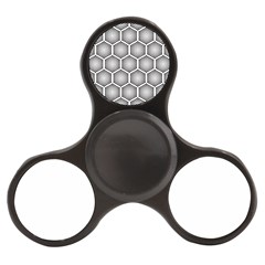 Halftone-tech-hexagons-seamless-pattern Finger Spinner by uniart180623