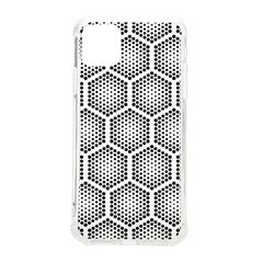 Halftone-tech-hexagons-seamless-pattern Iphone 11 Pro Max 6 5 Inch Tpu Uv Print Case