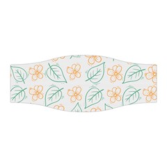 Hand-drawn-cute-flowers-with-leaves-pattern Stretchable Headband by uniart180623