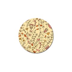 Seamless-pattern-with-different-flowers Golf Ball Marker (10 Pack) by uniart180623