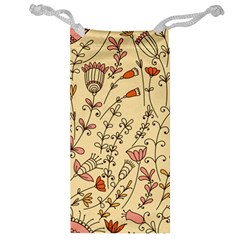 Seamless-pattern-with-different-flowers Jewelry Bag