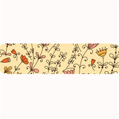 Seamless-pattern-with-different-flowers Large Bar Mat by uniart180623