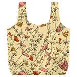 Seamless-pattern-with-different-flowers Full Print Recycle Bag (XXL) Front