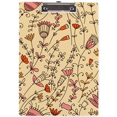 Seamless-pattern-with-different-flowers A4 Acrylic Clipboard by uniart180623