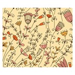 Seamless-pattern-with-different-flowers Premium Plush Fleece Blanket (Small) 50 x40  Blanket Front