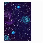 Realistic-night-sky-poster-with-constellations Large Garden Flag (Two Sides) Front