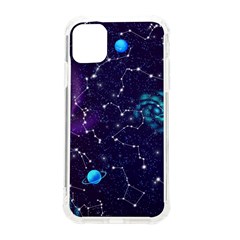 Realistic-night-sky-poster-with-constellations Iphone 11 Tpu Uv Print Case by uniart180623