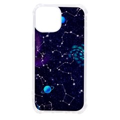 Realistic-night-sky-poster-with-constellations Iphone 13 Mini Tpu Uv Print Case by uniart180623