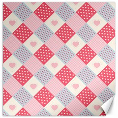 Cute-kawaii-patches-seamless-pattern Canvas 20  X 20 