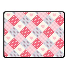 Cute-kawaii-patches-seamless-pattern Two Sides Fleece Blanket (small) by uniart180623