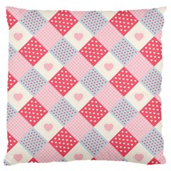 Cute-kawaii-patches-seamless-pattern Standard Premium Plush Fleece Cushion Case (two Sides)