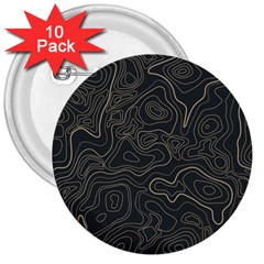 Damask-seamless-pattern 3  Buttons (10 Pack)  by uniart180623