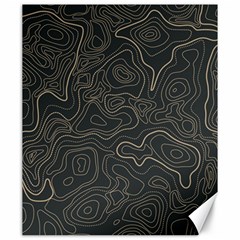 Damask-seamless-pattern Canvas 20  X 24 