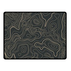 Damask-seamless-pattern Fleece Blanket (small) by uniart180623