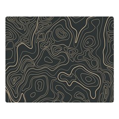 Damask-seamless-pattern Two Sides Premium Plush Fleece Blanket (large) by uniart180623