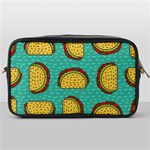 Taco-drawing-background-mexican-fast-food-pattern Toiletries Bag (One Side) Front