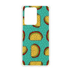 Taco-drawing-background-mexican-fast-food-pattern Samsung Galaxy S20 Ultra 6 9 Inch Tpu Uv Case by uniart180623