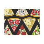 Vector-seamless-pattern-with-italian-pizza-top-view Premium Plush Fleece Blanket (Mini) 35 x27  Blanket Front