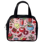 Tomato-seamless-pattern-juicy-tomatoes-food-sauce-ketchup-soup-paste-with-fresh-red-vegetables Classic Handbag (One Side) Front