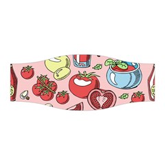 Tomato-seamless-pattern-juicy-tomatoes-food-sauce-ketchup-soup-paste-with-fresh-red-vegetables Stretchable Headband by uniart180623