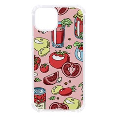 Tomato-seamless-pattern-juicy-tomatoes-food-sauce-ketchup-soup-paste-with-fresh-red-vegetables Iphone 13 Tpu Uv Print Case by uniart180623