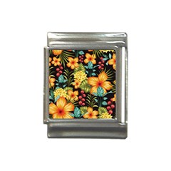 Fabulous-colorful-floral-seamless Italian Charm (13mm) by uniart180623