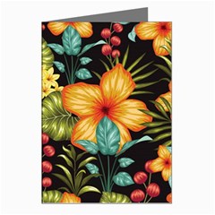 Fabulous-colorful-floral-seamless Greeting Cards (pkg Of 8) by uniart180623