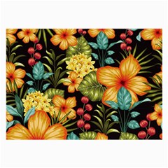 Fabulous-colorful-floral-seamless Large Glasses Cloth by uniart180623