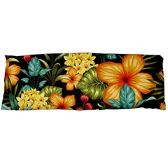 Fabulous-colorful-floral-seamless Body Pillow Case (dakimakura) by uniart180623